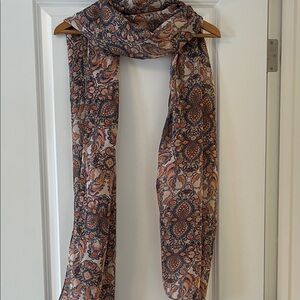 H&M Elegant Sheer Paisley Scarf - Multicolor